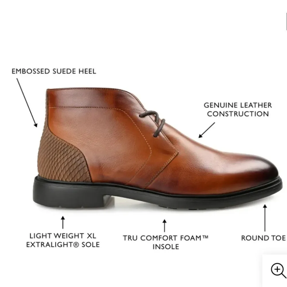 Thomas & Vine Men's Chukka Boots Genuine Leather